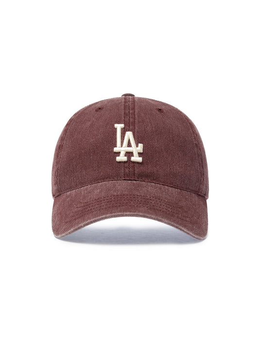韩国MLB 「Los Angeles Dodgers」基础款 深酒红棒球帽