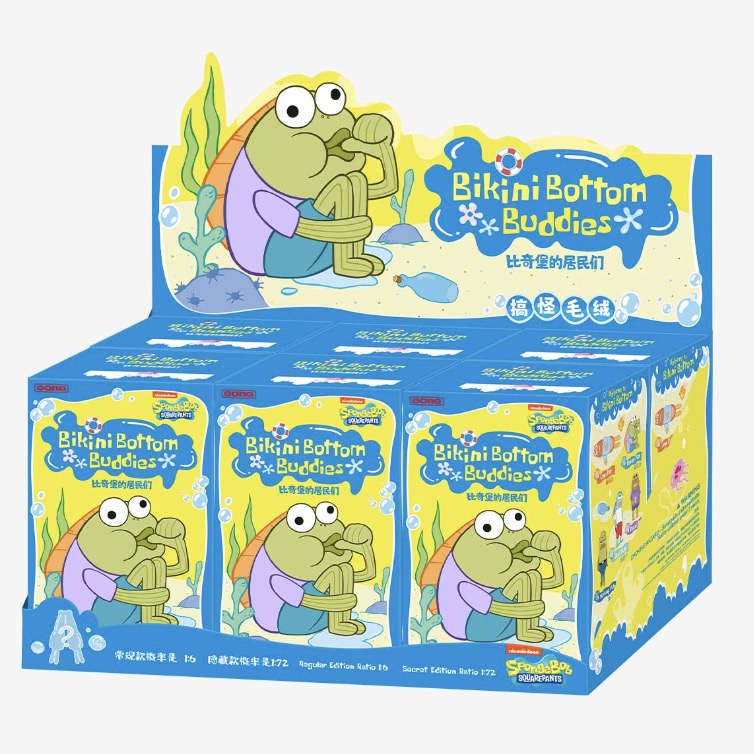 泡泡玛特 pop mart SpongeBob 比奇堡的居民 盲盒