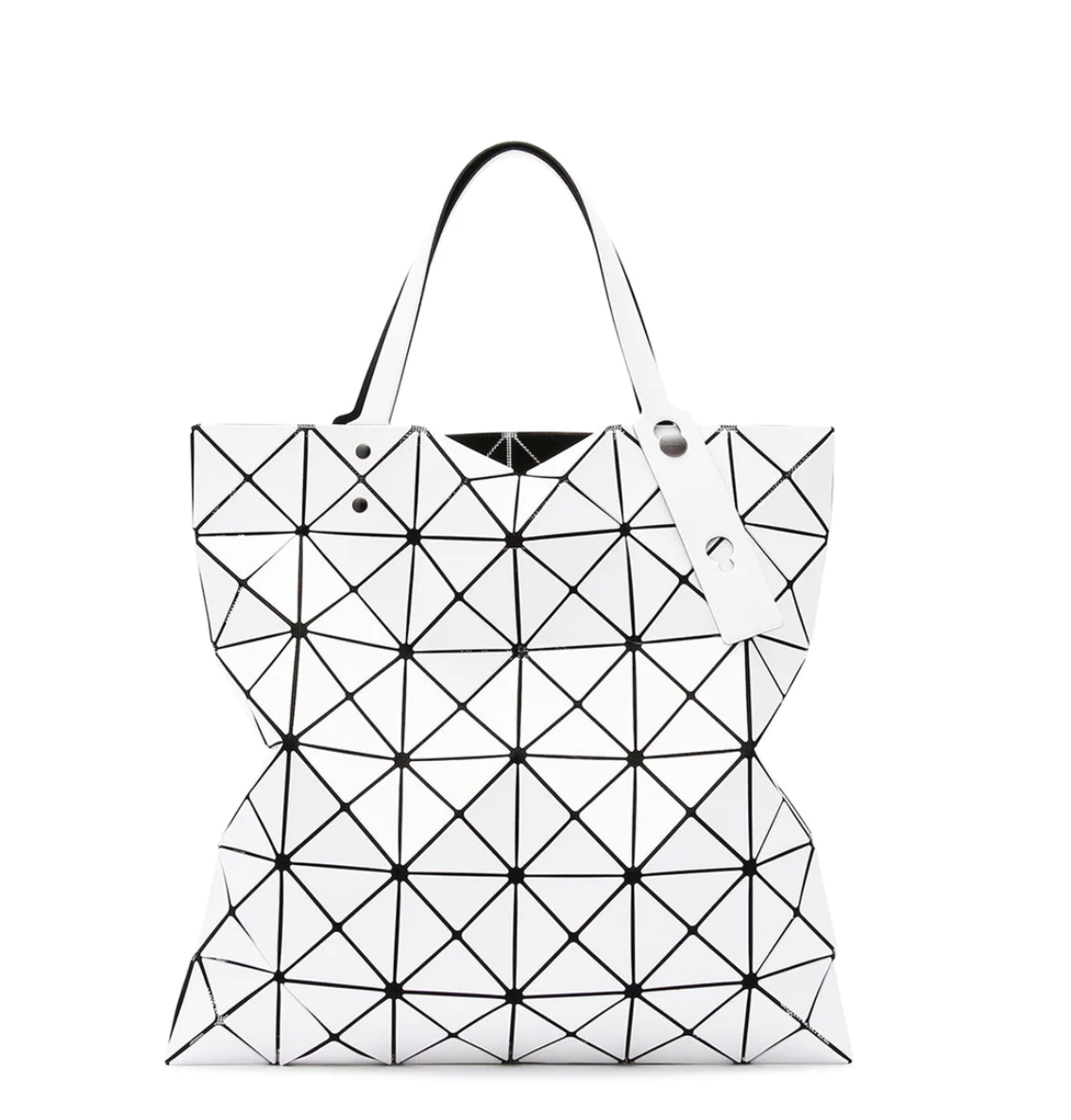 BAO BAO ISSEY MIYAKE 日本三宅一生 AG053-01 六格托特包 亮面白色