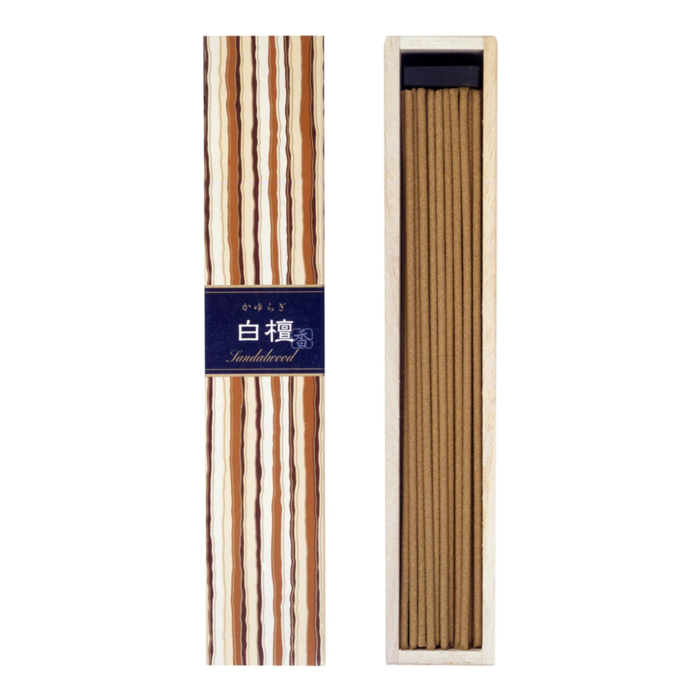 日本香堂Nippon Kodo线香立香 家用持久香薰 白檀