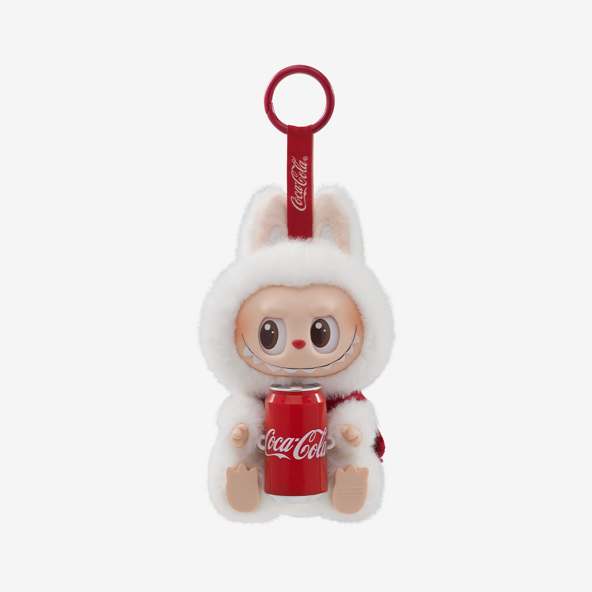 POP MART泡泡玛特 Labubu可口可乐联名搪胶毛绒挂件盲盒 单盒款式随机