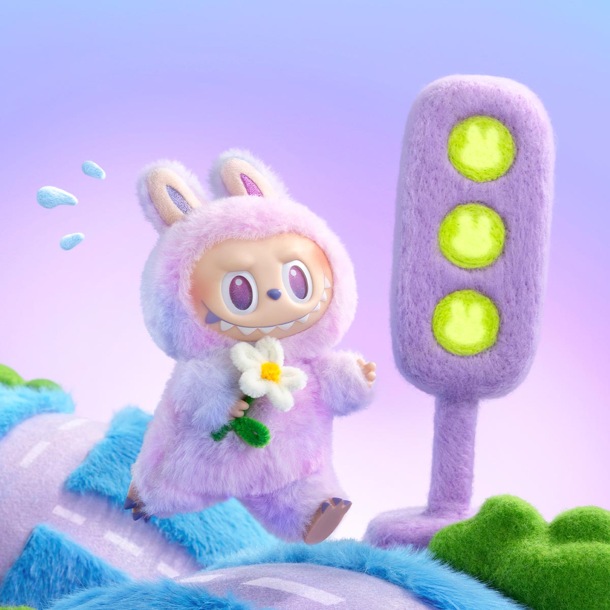 泡泡玛特THE MONSTERS Labubu Big into Energy前方高能系列盲盒 单盒