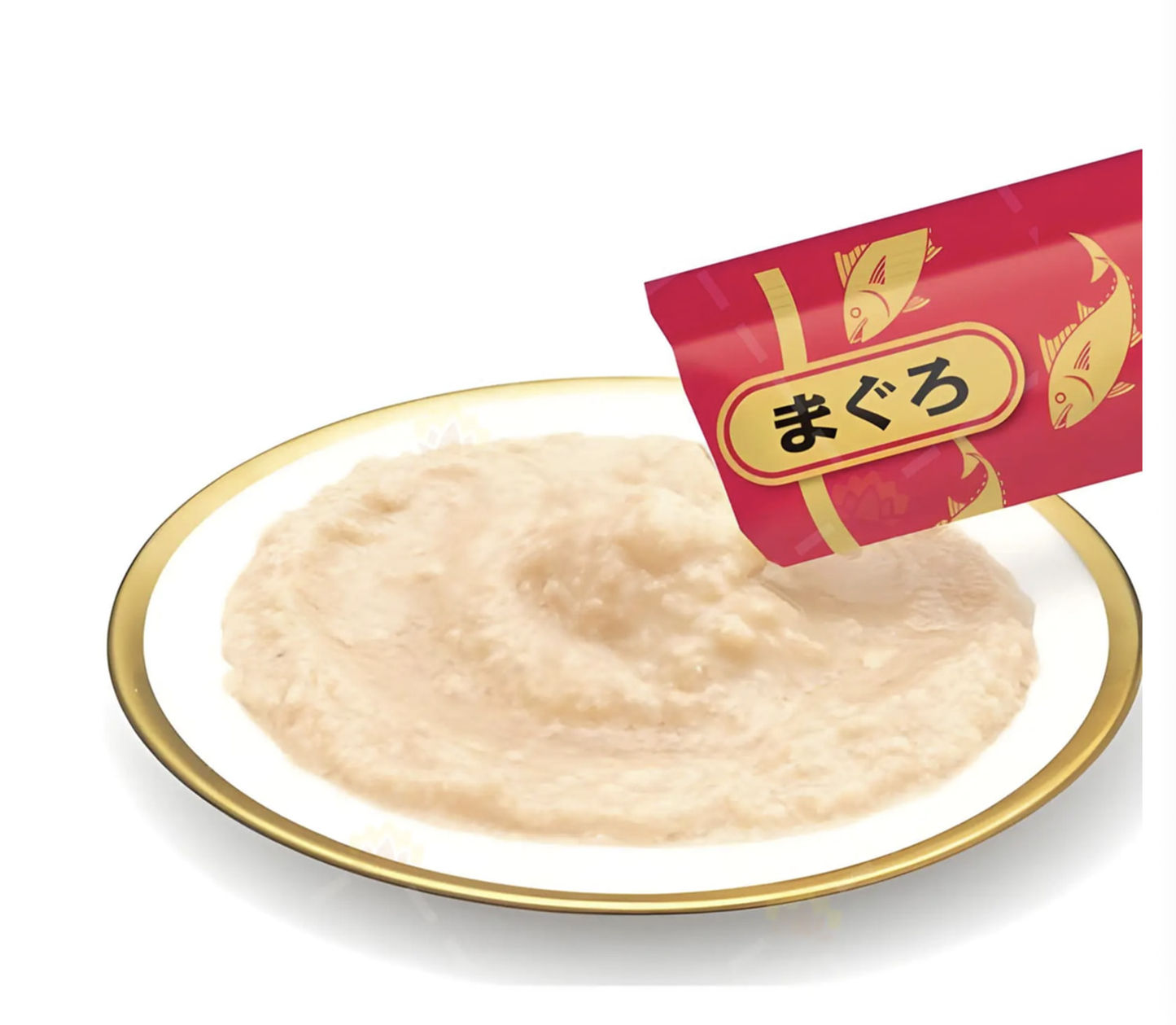 INABA 伊纳宝 CIAO 猫零食 啾噜柔软肉酱 补水肉泥猫条 金枪鱼 14g*4