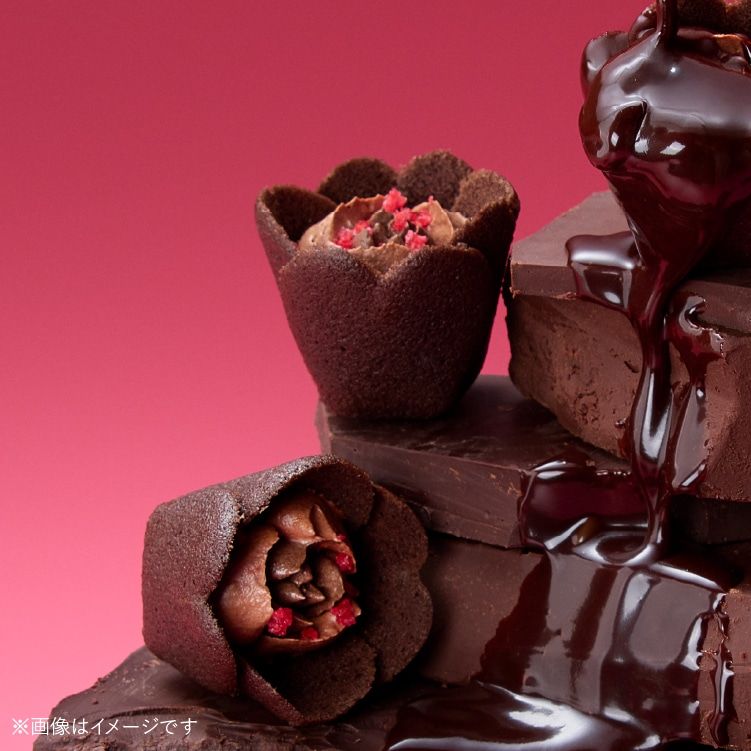 日本TULIP ROSE 人气经典 乳酪夹心玫瑰卷 巧克力口味 9枚装