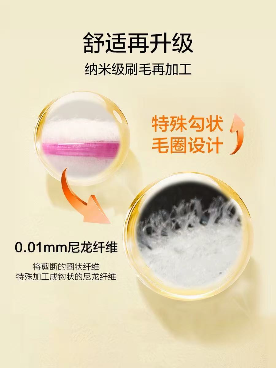日本SHIKIEN W-1 premium 升级款双面舌苔刷 颜色随机