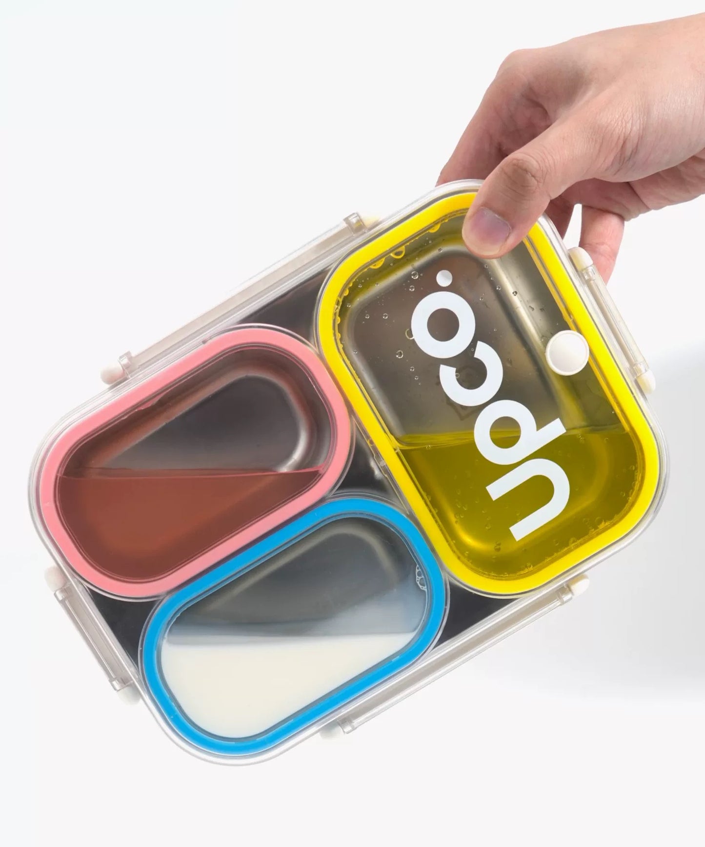 UPCO昂蔻 304不锈钢分格保温饭盒 可微波