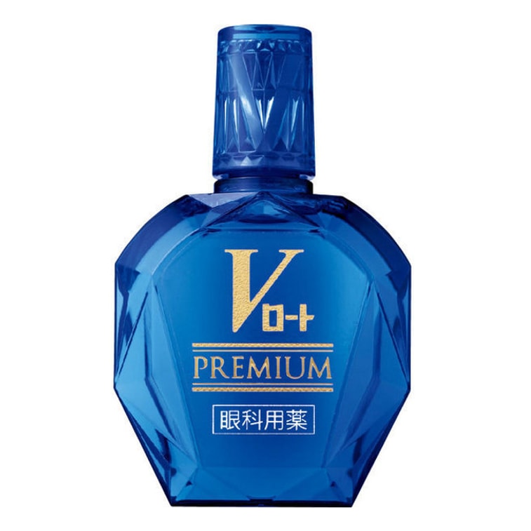 日本乐敦ROHTO V蓝钻眼药水滴眼液 去红血丝 缓解眼疲劳 15ml