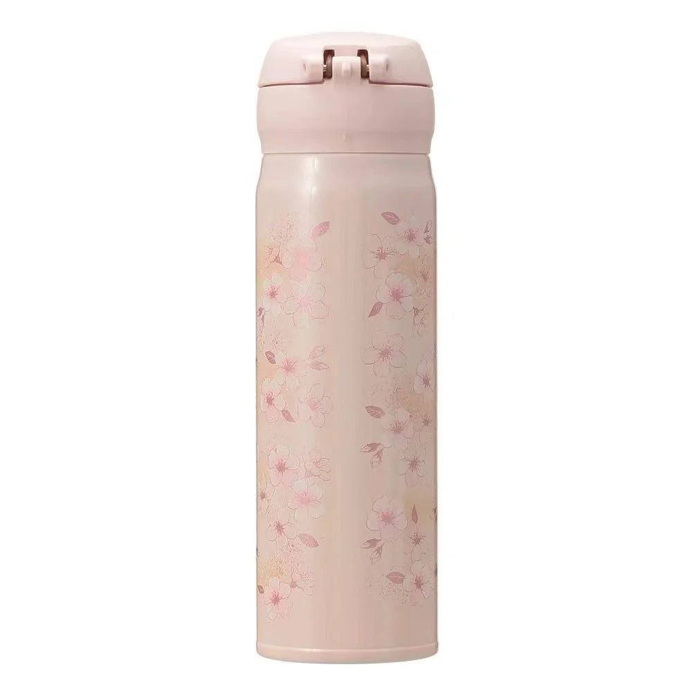日本星巴克 26年樱花季 粉色樱花保温杯 500ml