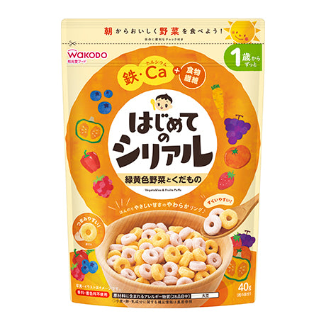 日本WAKODO和光堂 混合口味宝宝谷物麦片 多种绿色和黄色蔬菜水果混合口味 适合1岁+宝宝
