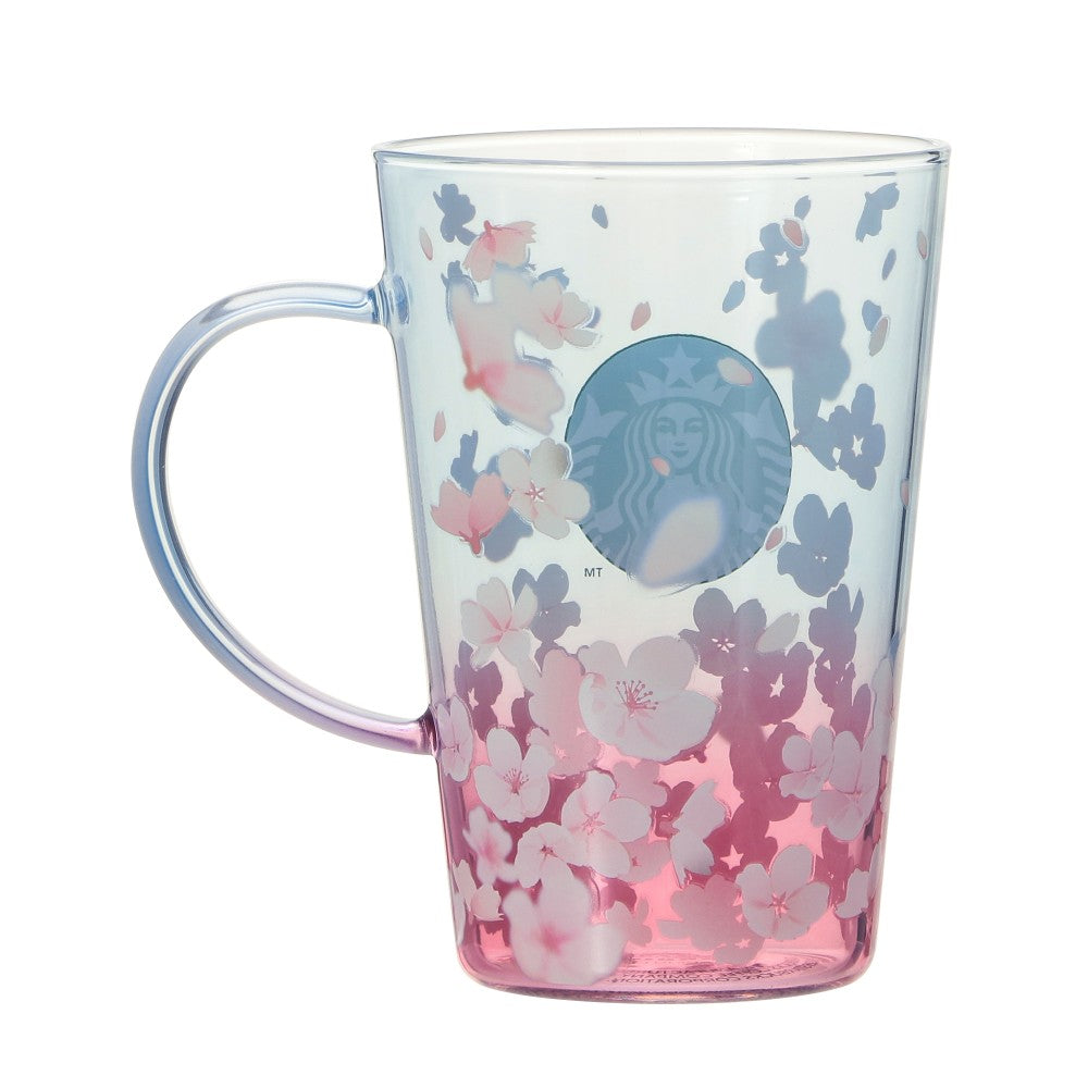 日本星巴克 2025樱花限定 耐热玻璃杯 414ml