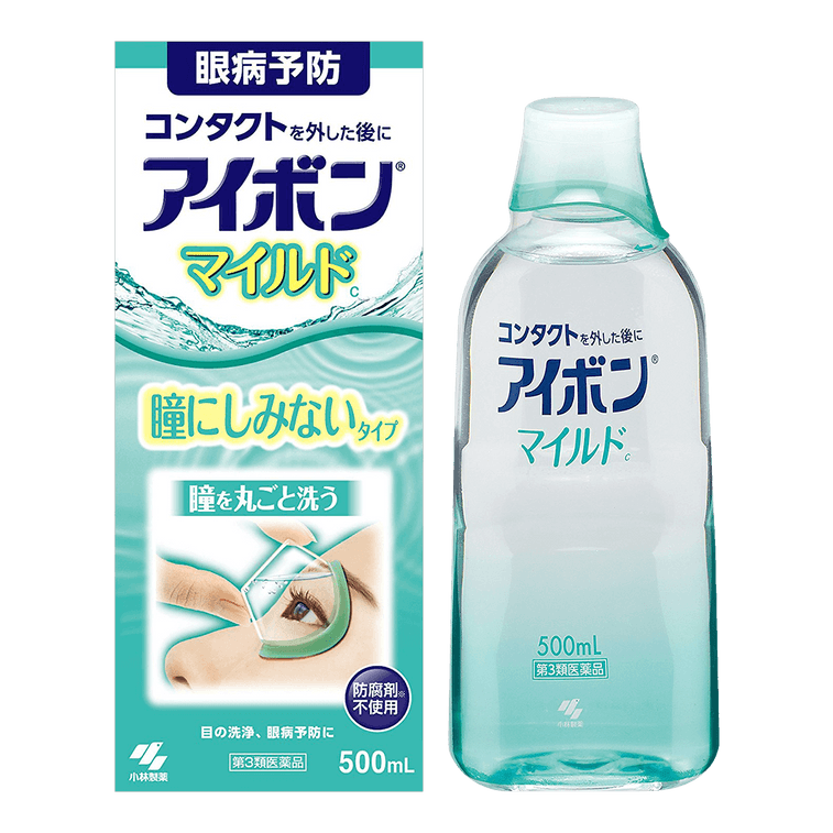 日本KOBAYASHI小林制药洗眼液500ml #绿色 缓解眼疲劳