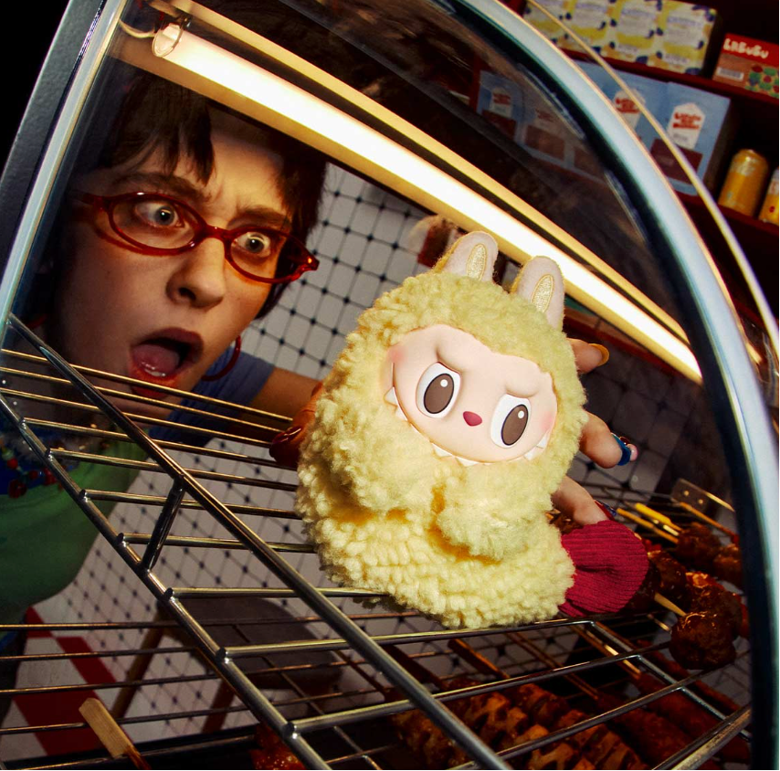 POPMART 泡泡玛特THE MONSTERS LABUBU 怪味便利店炸虾耳机包