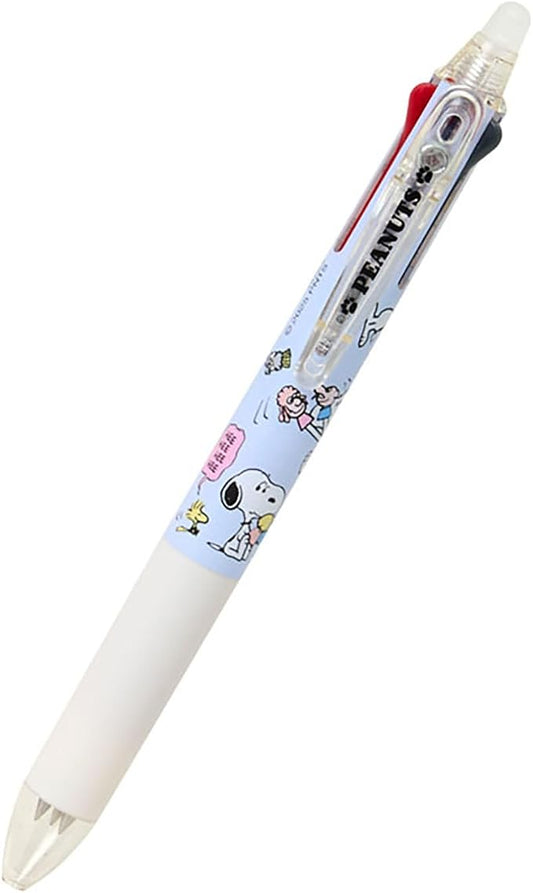 日本百乐史努比Peanuts Frixion Ball 3 Slim Hello Kitty 圆珠笔0.38mm黑色红色蓝色按动式