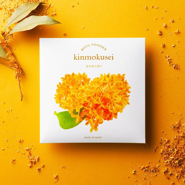 日本DAILY AROMA季节限定 金木犀桂花香薰沐浴粉入浴剂 40g