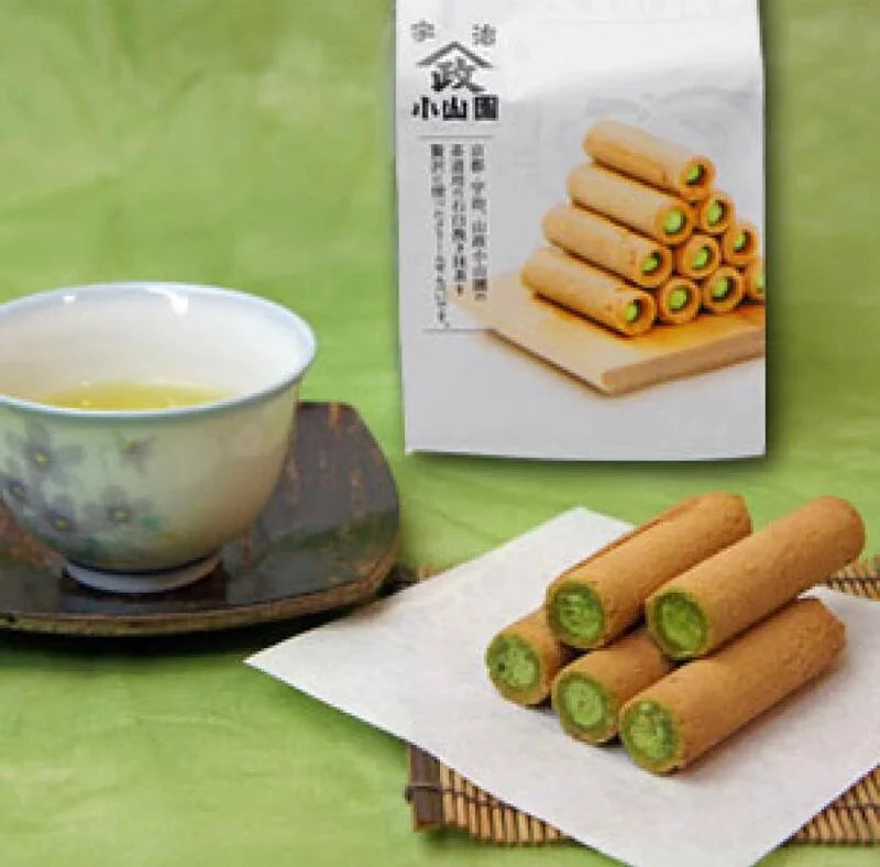 日本宇治小山园 抹茶奶油夹心蛋卷