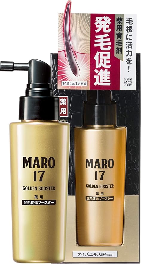 日本MARO17 男士药用生发剂 100ml(约1个月用量)