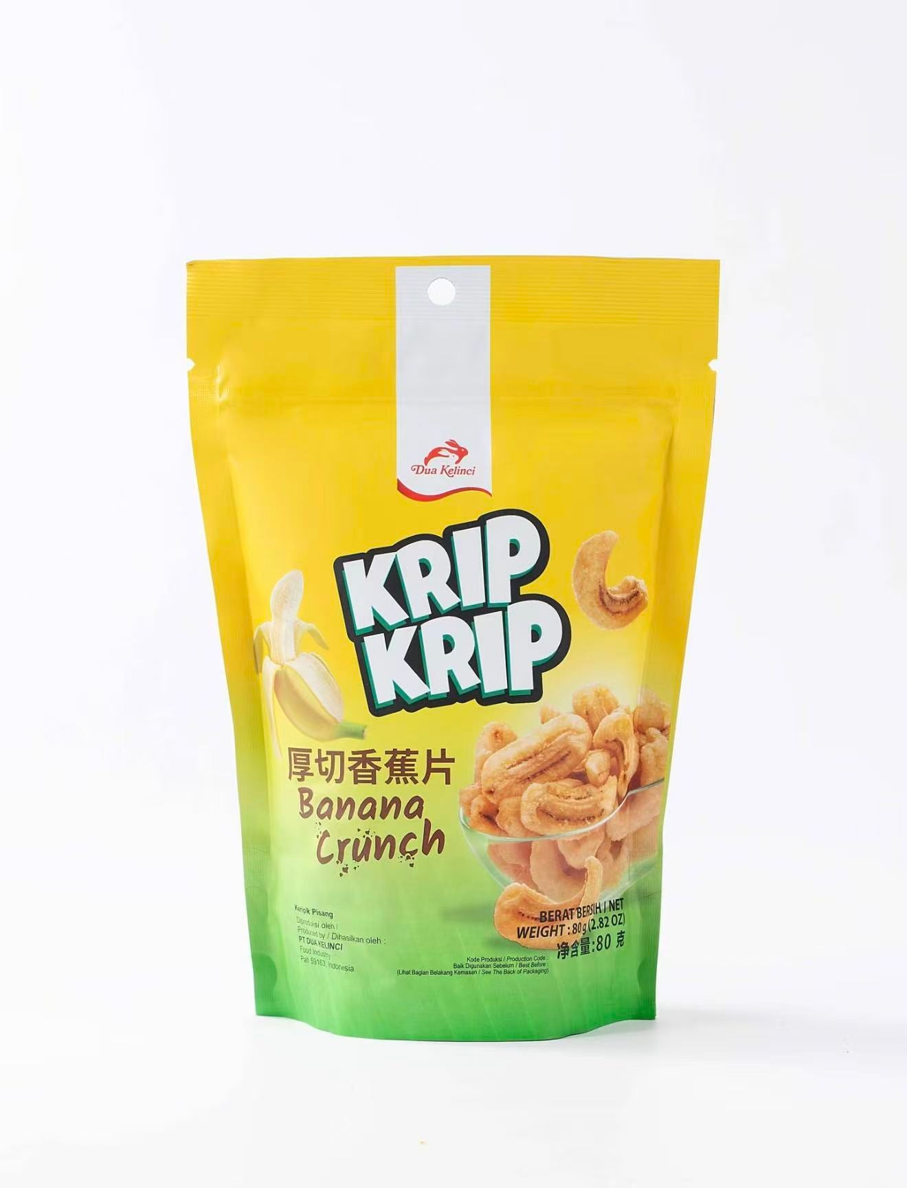 印尼红白兔KRIP KRIP厚切香蕉片