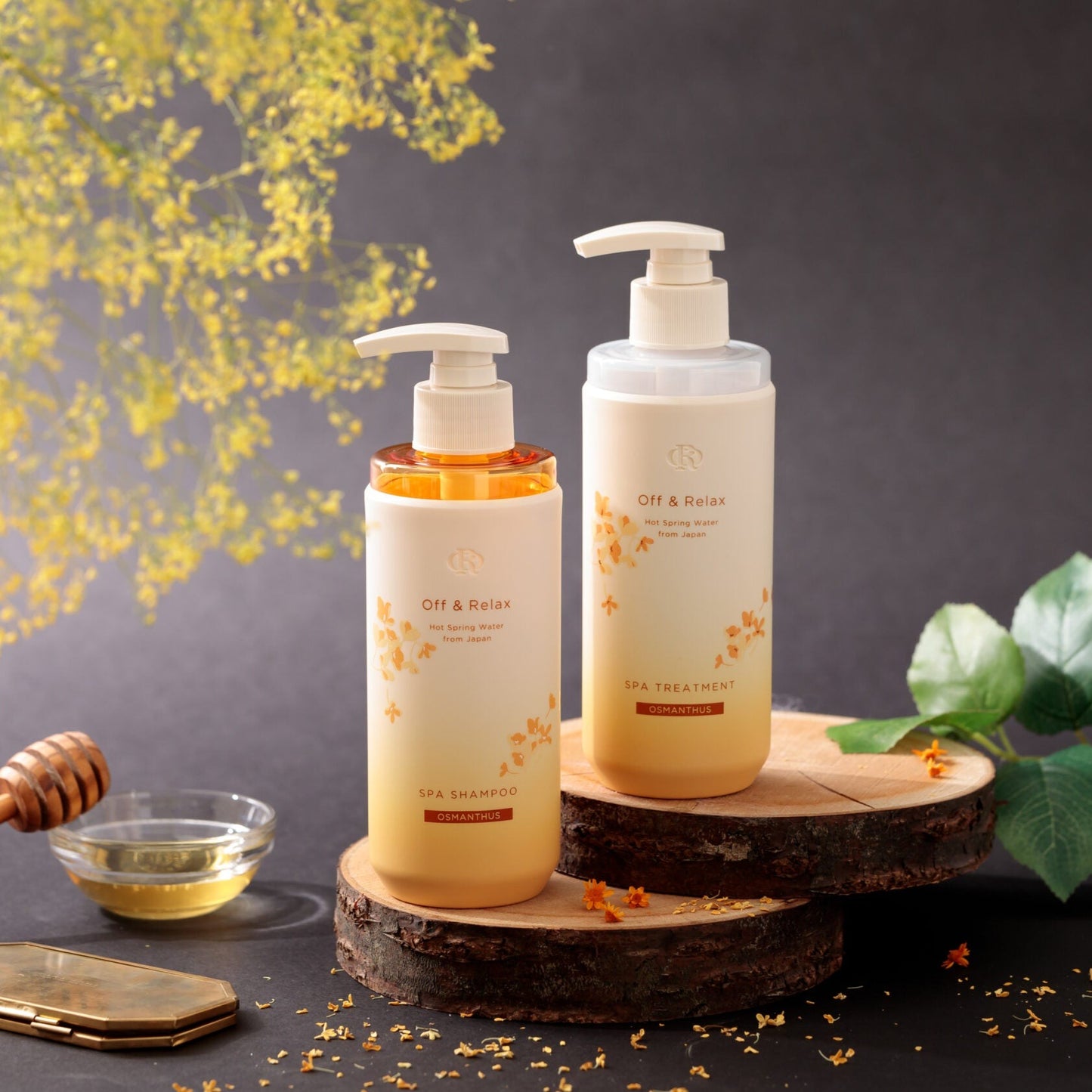 日本OFF&RELAX桂花限定密集损伤修复洗发护发套盒 洗发水260ml+护发乳260ml
