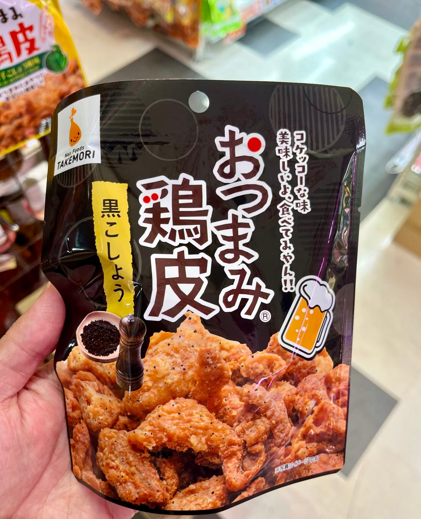 日本Takemori 炸鸡皮 黑胡椒味