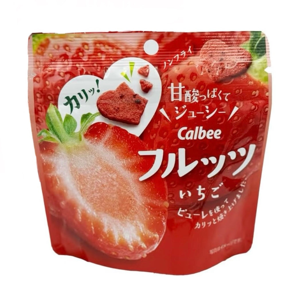 日本Calbee草莓果汁冻脆片