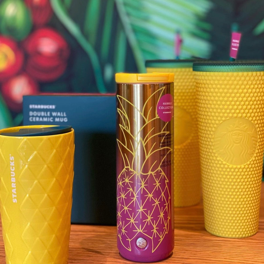 夏威夷星巴克限定不锈钢保温杯473ml