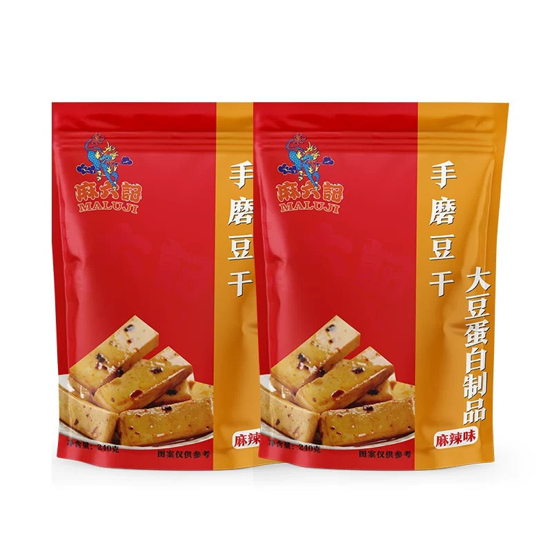 麻六记 五香麻辣豆干 240g