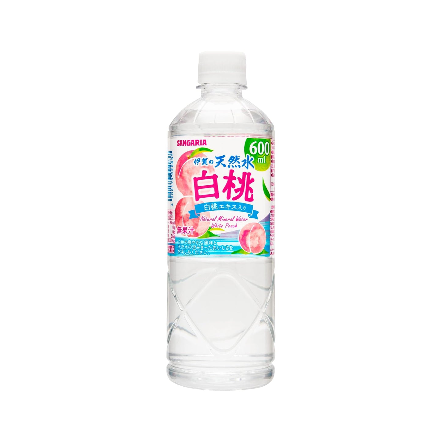 日本伊賀の天然水 白桃味矿泉水 600ml