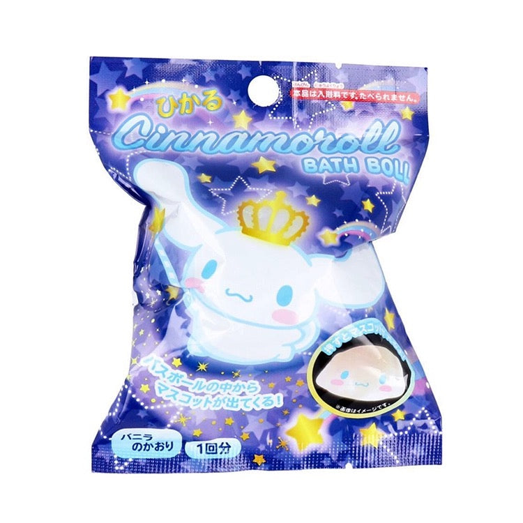 日本三丽鸥玉桂狗发光玩具泡澡球盲袋 入浴剂宝宝洗澡球