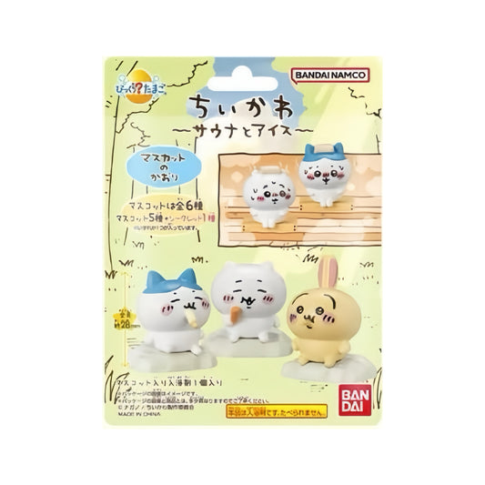 日本WANDAI万代 Chiikawa桑拿和冰淇淋系列盲盒泡澡球
