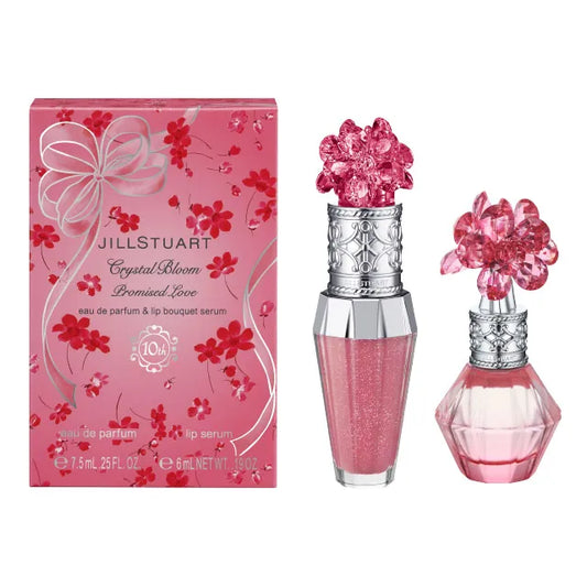 日本Jill Stuart Crystal Bloom礼盒 (小Q香7.5ml+唇部精华液6ml)红色109