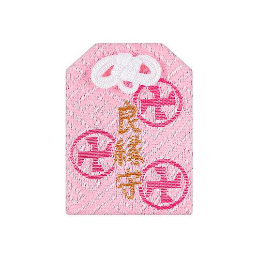 日本东京浅草寺御守 良缘守 求姻缘招桃花守护良缘 粉