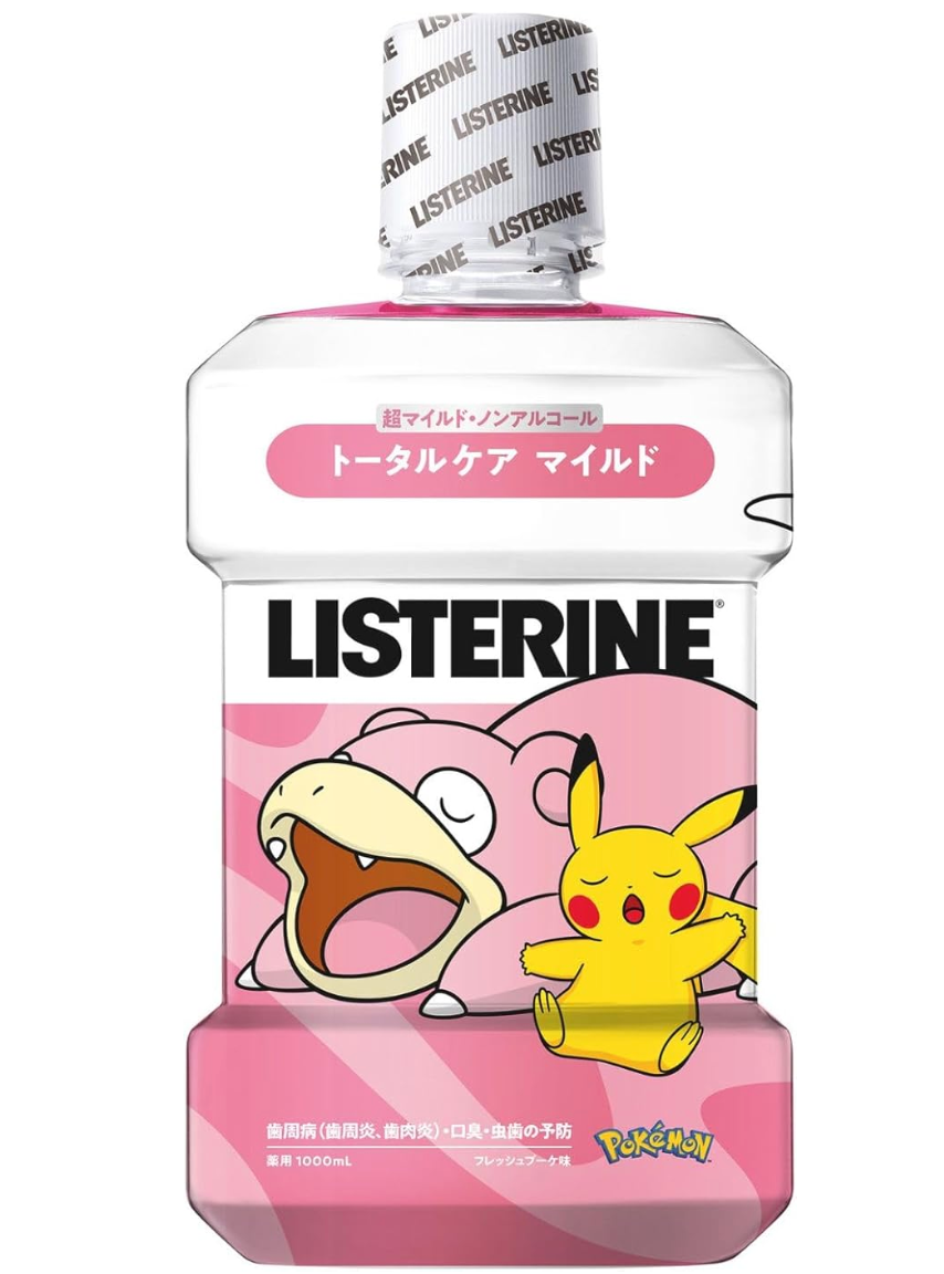 日本LISTERINE 李斯特林 宝可梦 清新花香味