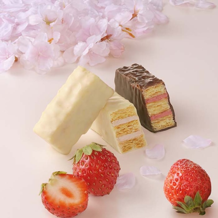 日本MARY'S 春季樱花草莓千层酥 10枚