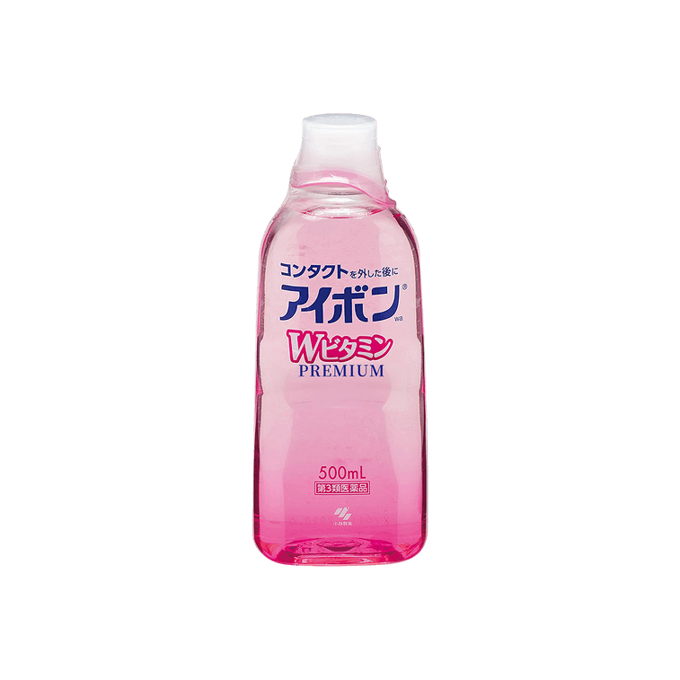 日本KOBAYASHI小林制药 洗眼液 #粉色 清凉度3~4 500ml 含双倍维生素 预防眼部疾病