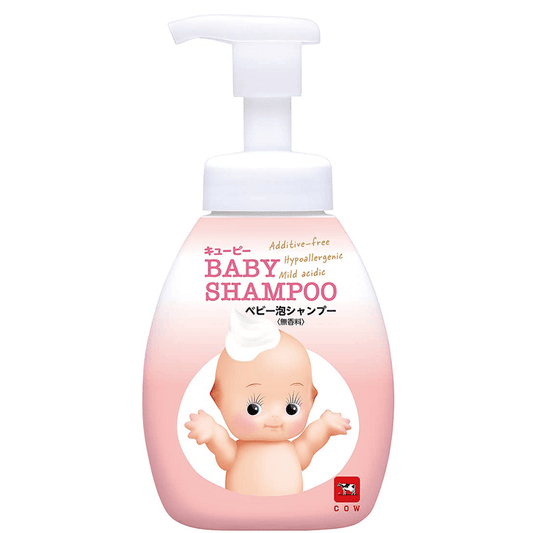 日本COW牛乳石碱 男女幼童弱酸性无添加植物性温和洗发水 350ml