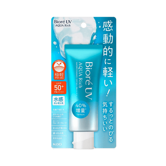 日本碧柔BIORE AQUA 新版轻薄透爽水凝防晒霜 SPF50/PA++++ 70g
