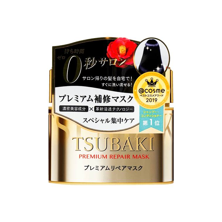 日本TSUBAKI丝蓓绮金罐0秒发膜180g