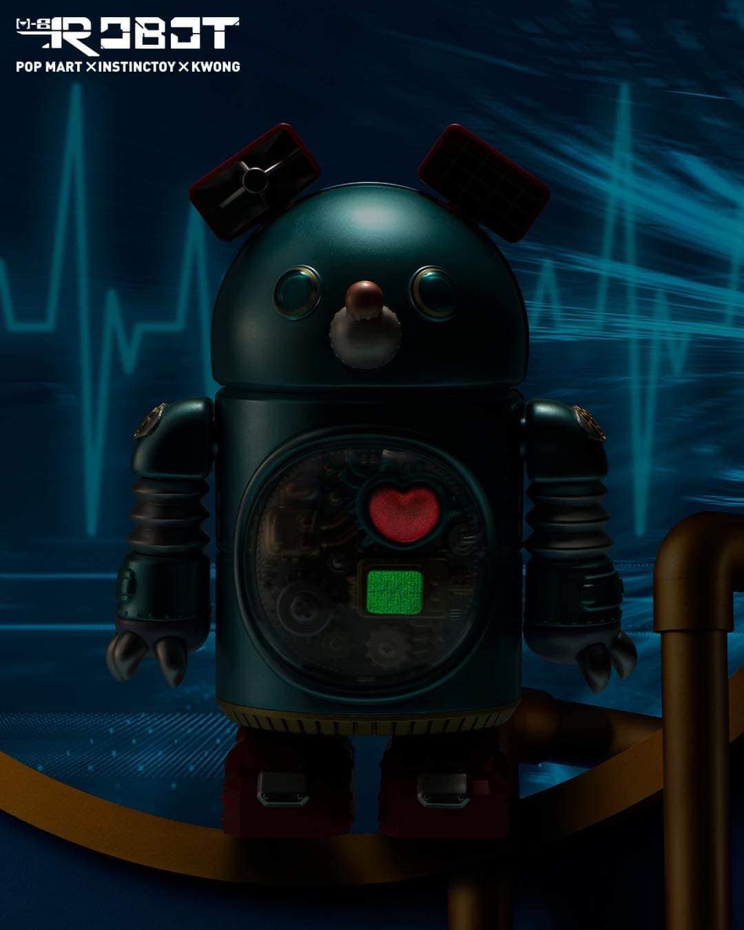 泡泡玛特POP MART慕奇机器人手办大久保M8 Robot