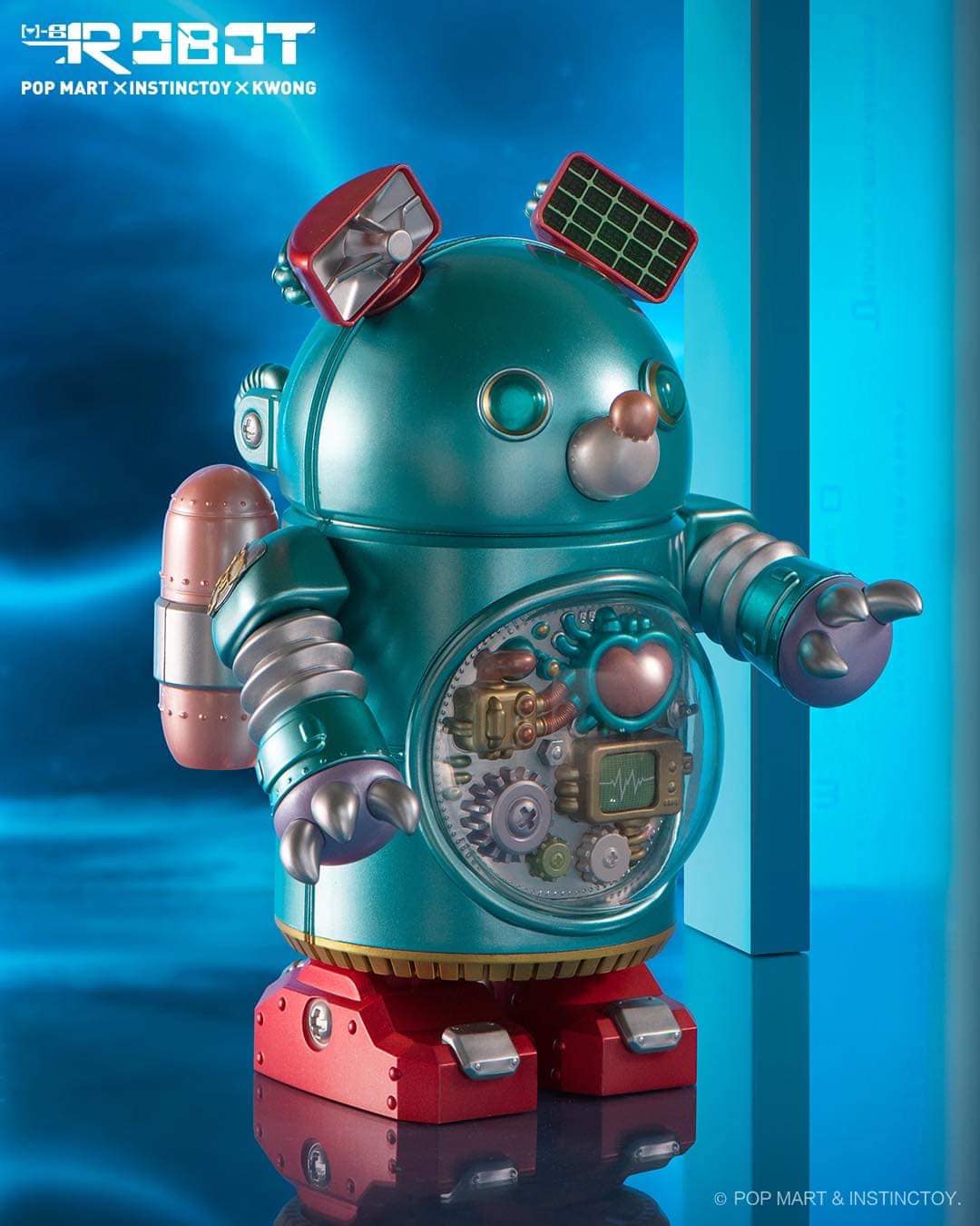 泡泡玛特POP MART慕奇机器人手办大久保M8 Robot