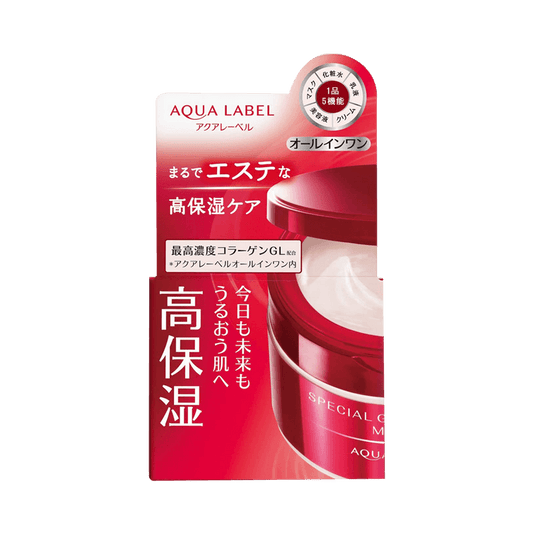 日本AQUA LABEL 水之印弹力补水高保湿五合一面霜 90g