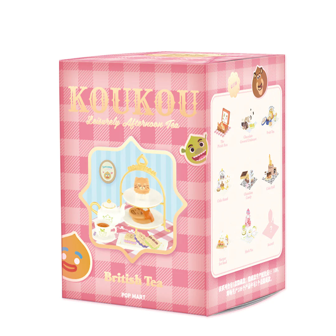 泡泡玛特KOUKOU惬意下午茶系列食玩盲盒