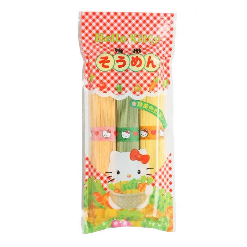 日本播州三色蔬菜挂面宝宝辅食营养细面300g