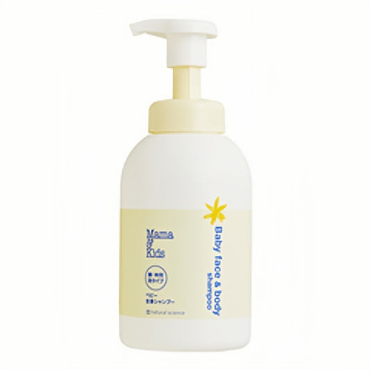 日本Mama&Kids婴幼儿全身用洗面奶沐浴露瓶装460ml