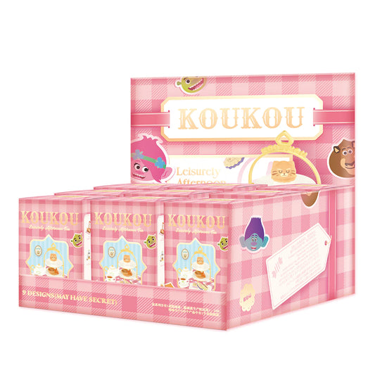 泡泡玛特KOUKOU惬意下午茶系列食玩盲盒