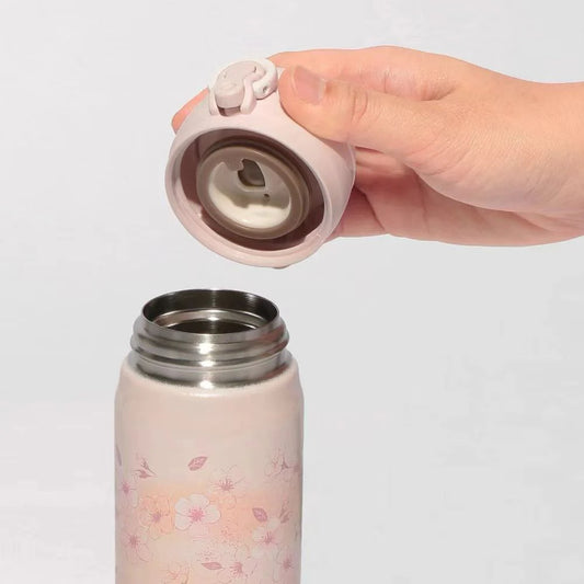 日本星巴克 26年樱花季 粉色樱花保温杯 500ml