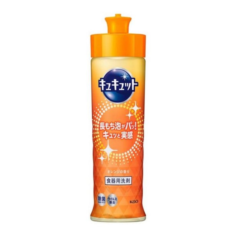 日本 KAO花王 Cucute洗洁精橘子味220ml