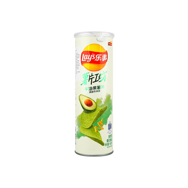 LAY'S乐事 薯片工坊系列 牛油果薯片 清甜芥末味 104g