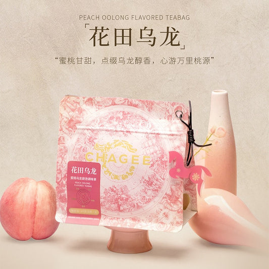 霸王茶姬 花田乌龙 蜜桃乌龙袋泡茶包(3g*8包) 丰盈蜜桃 清爽回甘