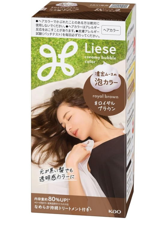 日本花王Liese泡沫染发剂 高贵棕