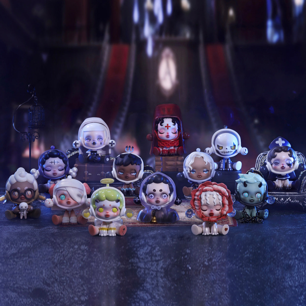 泡泡玛特Skull Panda密林古堡系列盲盒